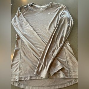 Nike Dri Fit long sleeve running shirt.